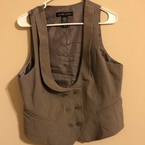 NY & Co tan vest